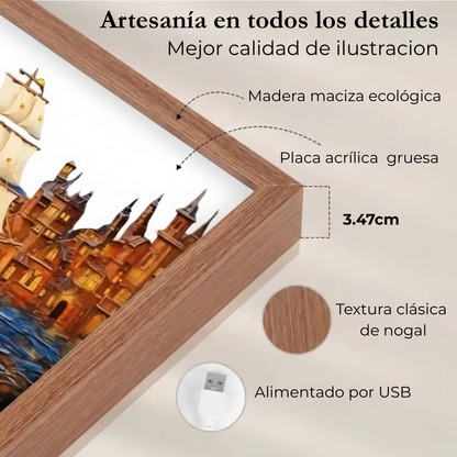 Cuadro Led de pintura