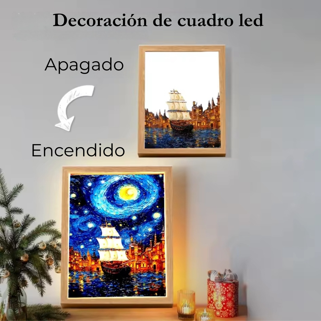 Cuadro Led de pintura