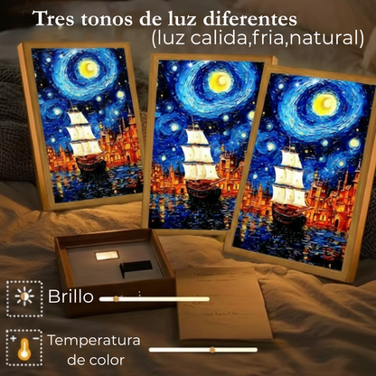 Cuadro Led de pintura